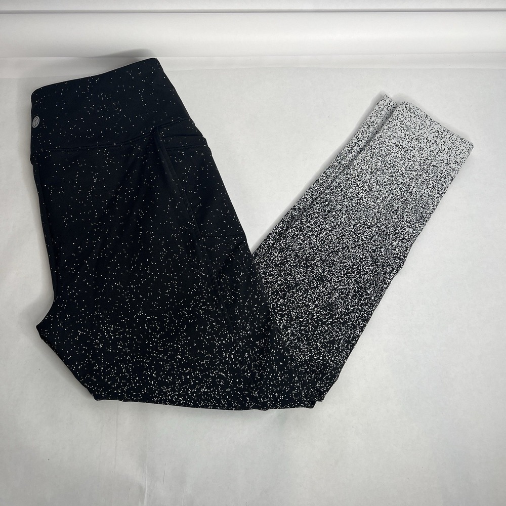 T by Talbots Medium‎ Women's Stretch Leggings w/ Pockets. Color: Stardust Black